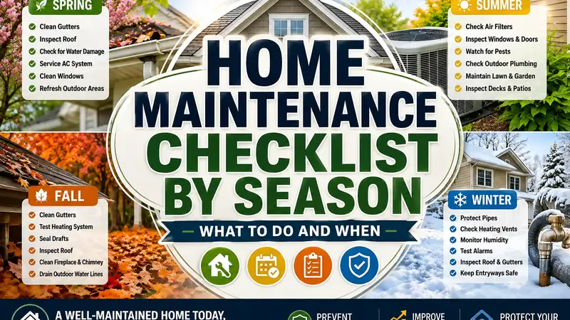 home maintenance checklist by season