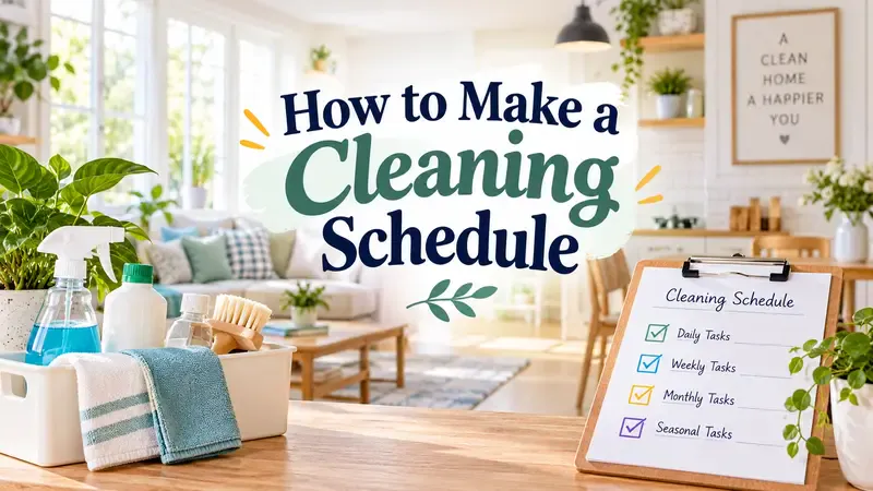 how to make cleaning schedule