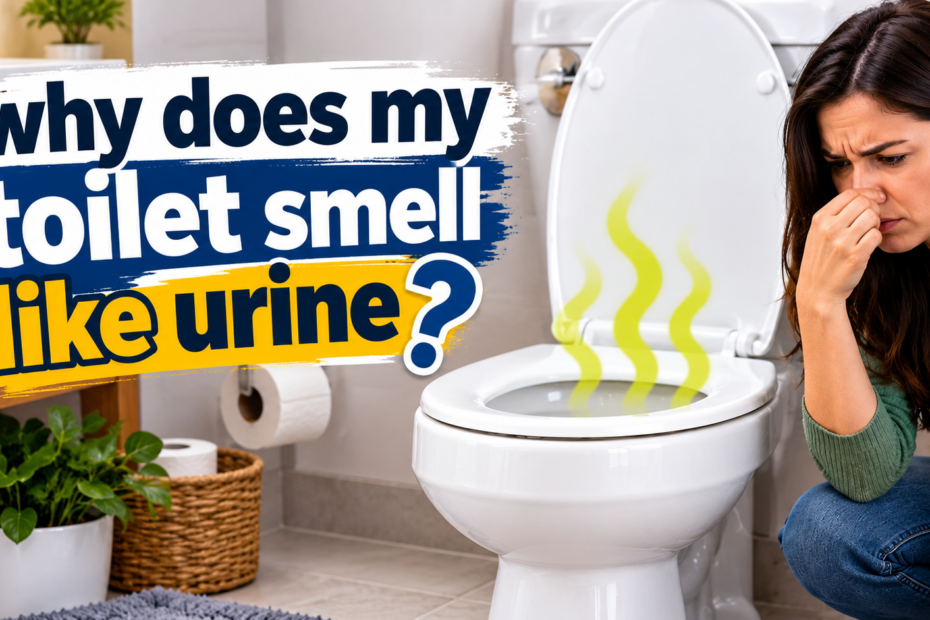 why does my toilet smell like urine